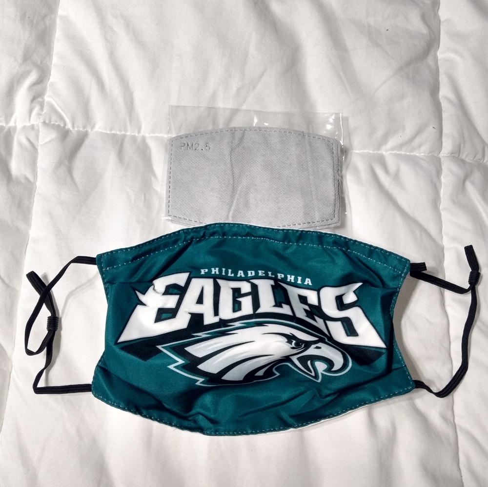 Philadelphia Eagles mask with filters